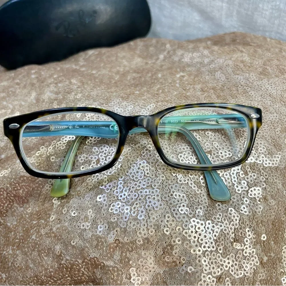 Ray Ban Frames - RB 5150 5023 50 19 135 Brown Tortoise Designer Frames with Case